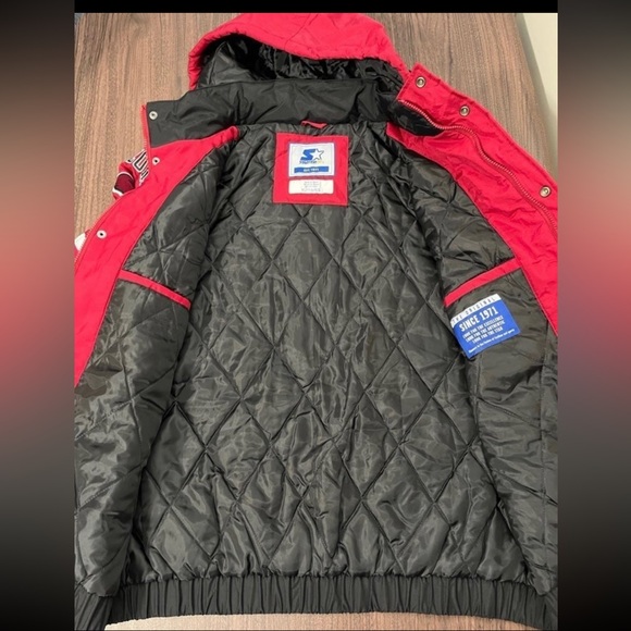 New Arizona Cardinals starter Zip / Snap Jacket - Mens XL - Picture 7 of 13